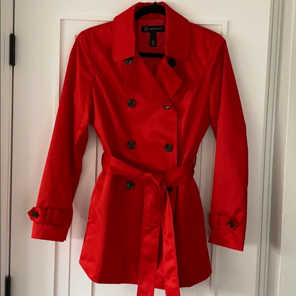 Beautiful RED pea coat! Never worn!